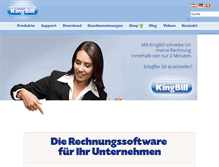 Tablet Screenshot of kingbill.com